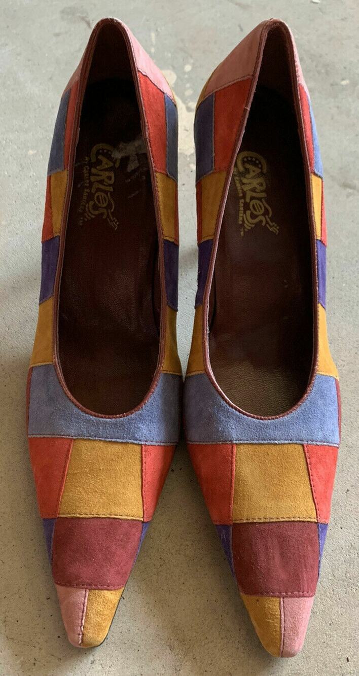 Carlos Santana Pointed Toe Multicolor Womens Size 6